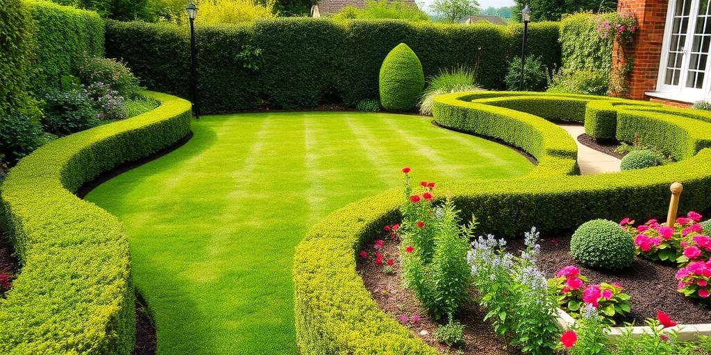 Résultat professionnel services de jardinage avec entretien parfait pelouse et massifs