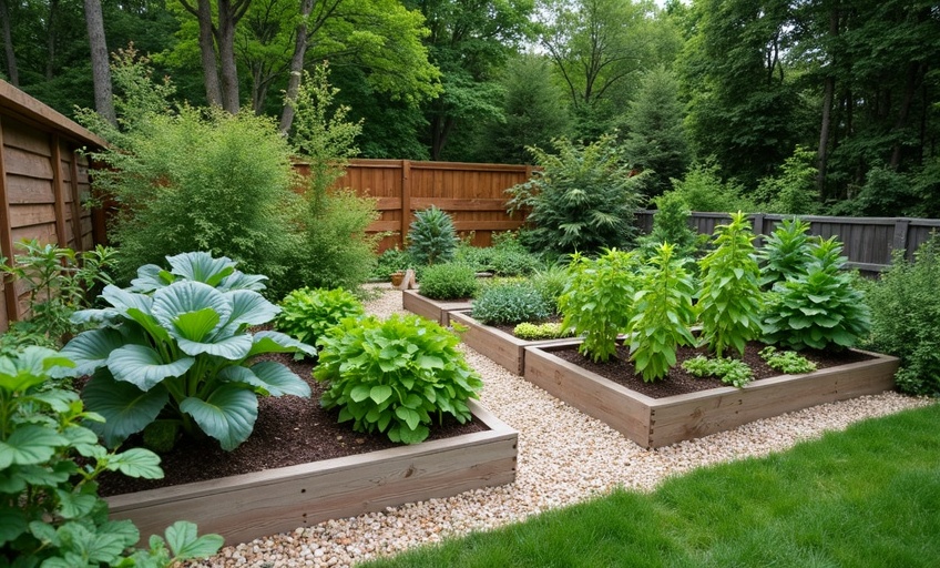 Création potager urbain sur mesure avec bacs surélevés et légumes bio