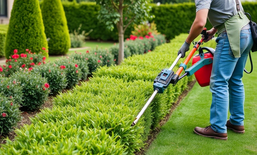 Services jardinage pour entreprises avec entretien espaces verts professionnels