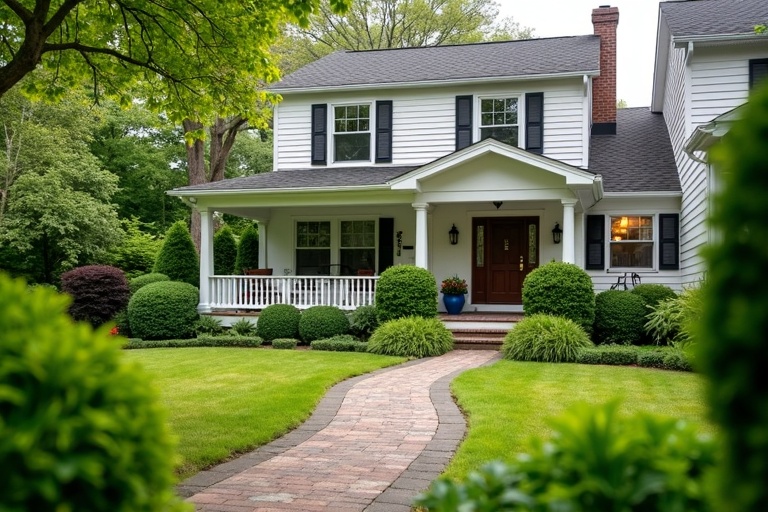 Valorisation immobilière avec remise au propre extérieur jardin