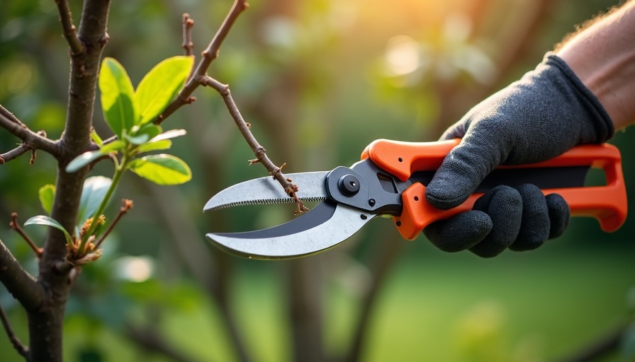 sécateur professionnel taille branches arbuste jardin