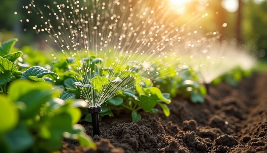 système arrosage automatique jardin potager été chaleur