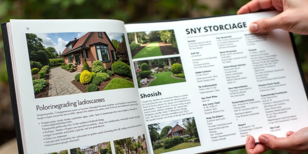 Présentation portfolio paysagiste professionnel avec photos avant-après et références clients