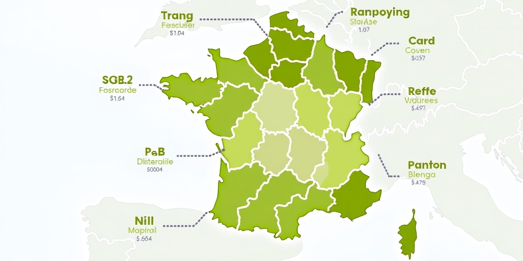 Carte France tarifs jardinage par région, comparaison coûts paysagisme professionnel