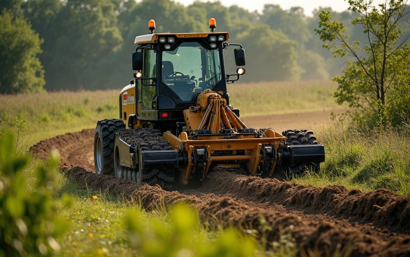 Débroussaillage mécanisé matériel professionnel terrain difficile