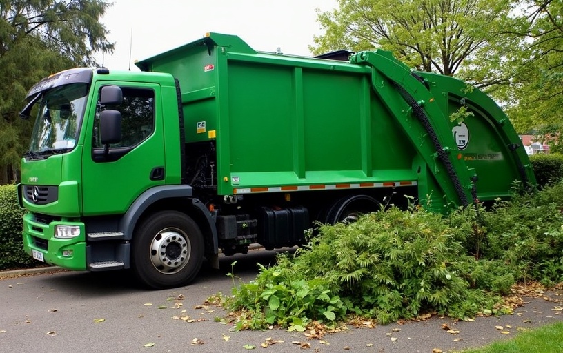 Évacuation déchets verts professionnel transport recyclage environnement