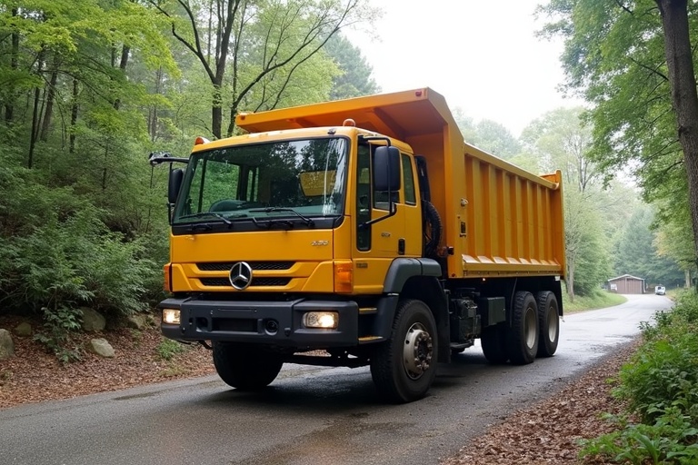 Évacuation finale nettoyage déchets transport terrain propre