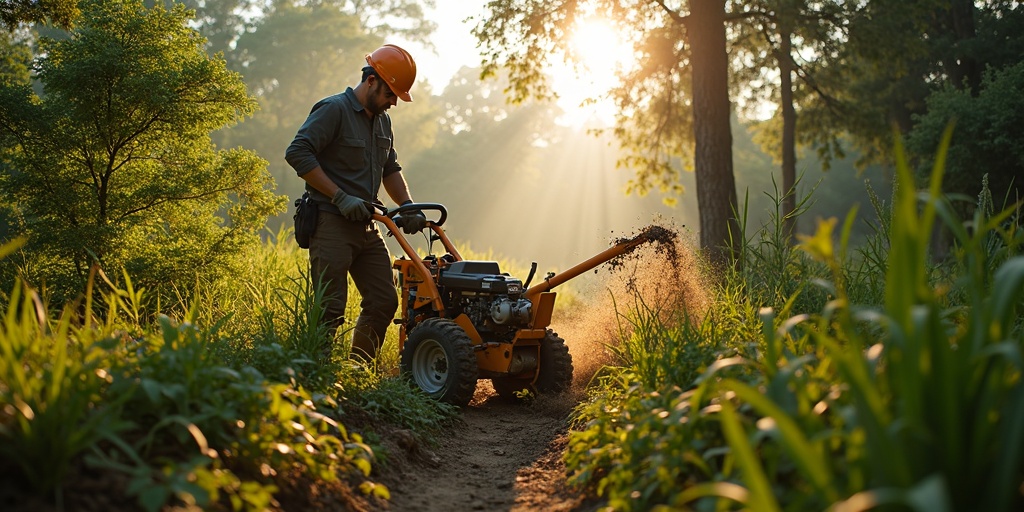 Techniques spécialisées débroussaillage professionnel matériel équipement