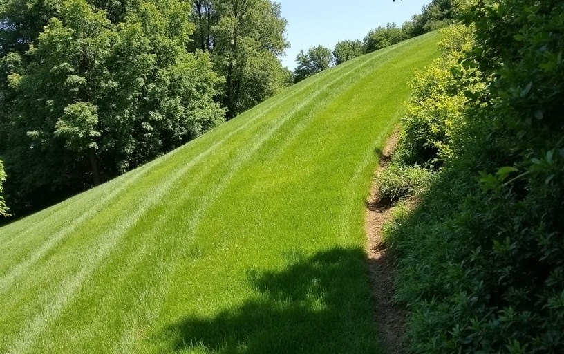 Cliente satisfaite débroussaillage talus Caluire résultat