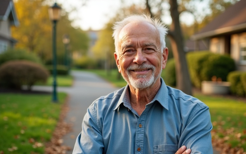 Retraitée satisfaite débroussaillage propriété Tassin