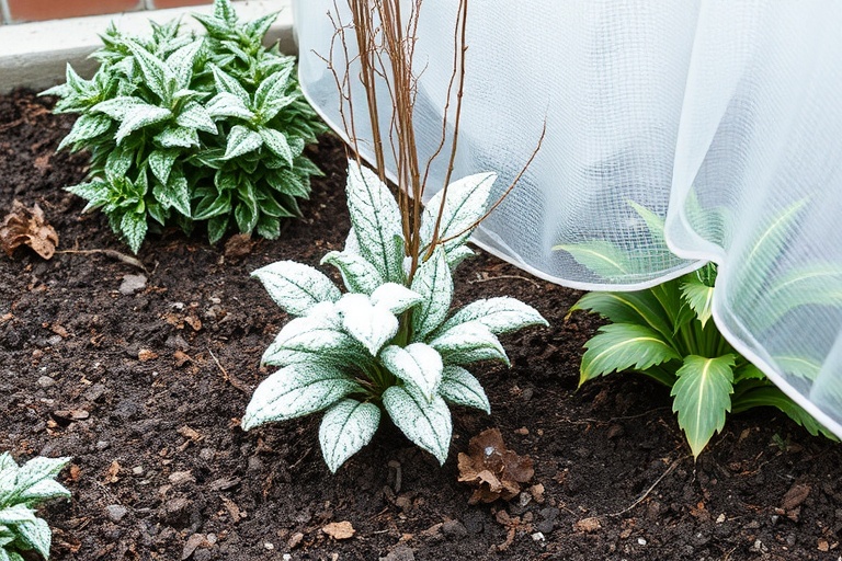 Entretien hivernal avec protection des plantes et planification saisonnière
