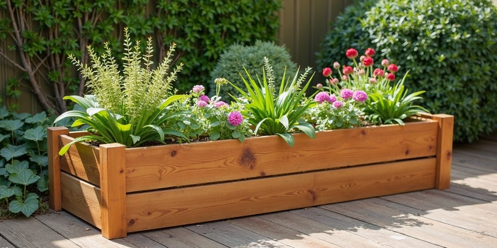 Jardinières en bois abordables, options économiques, bacs en bois rapport qualité-prix, solutions budgétaires