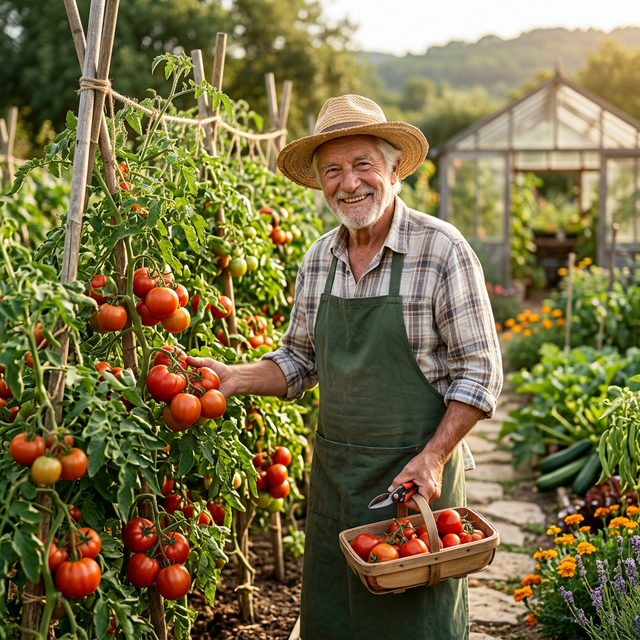 jardinier potager bio tomates plein air bienfaits jardinage