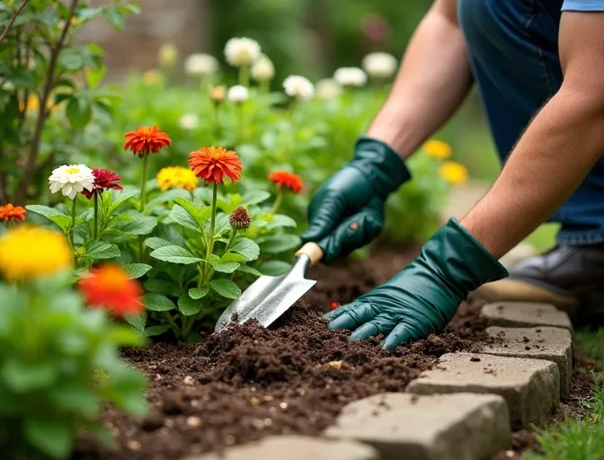 Entretien de massifs professionnels jardin Bièvres
