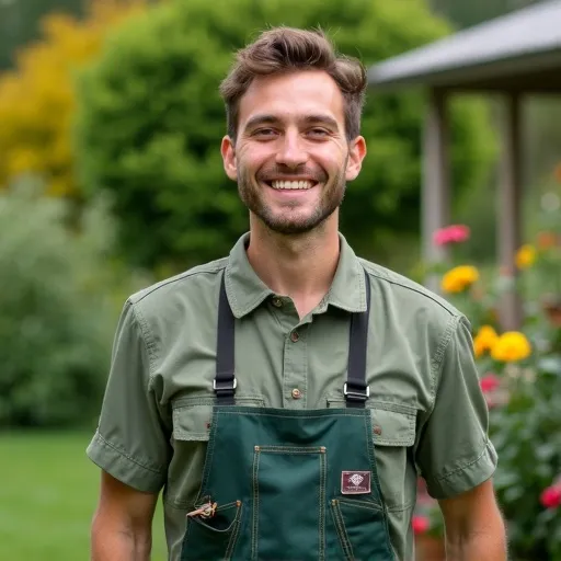 Portrait jardinier professionnel certifié Bièvres Pierre Martin