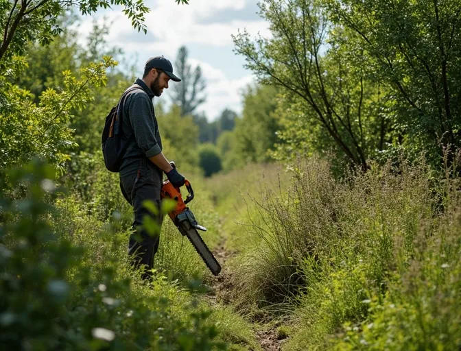 Service de débroussaillage professionnel à Bièvres