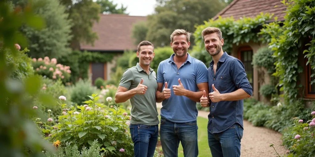 Clients satisfaits services jardinage Buc