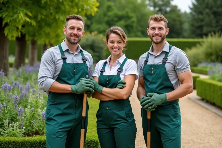 Équipe de jardiniers professionnels certifiés Buc
