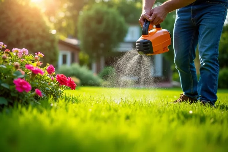 Entretien jardin été Igny - Arrosage et tonte