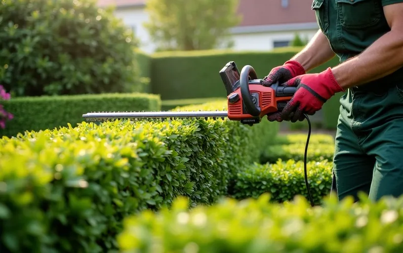 Taille professionnelle de haies et arbustes - Service Igny