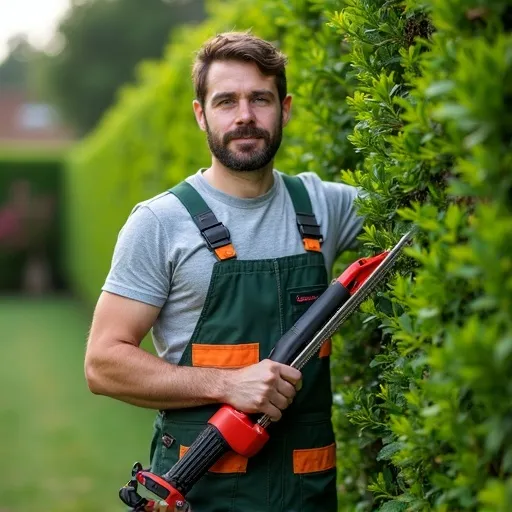 Jardinier professionnel Antoine spécialisé taille haies Jouy-en-Josas