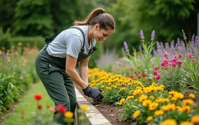 Entretien de massifs floraux Les Loges-en-Josas
