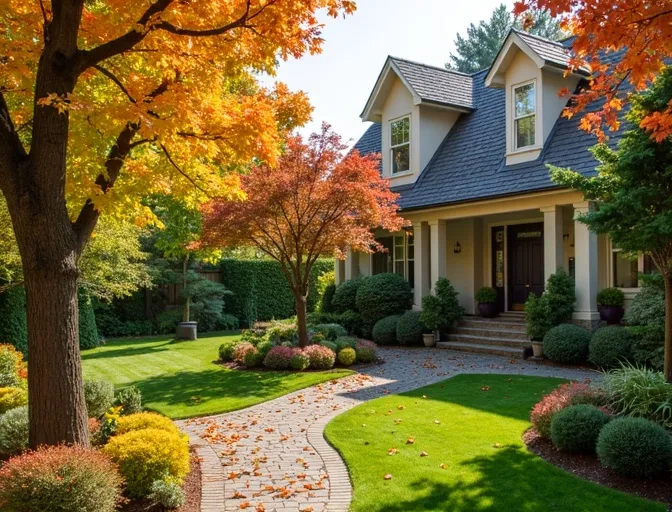 Entretien saisonnier jardin Orsay automne