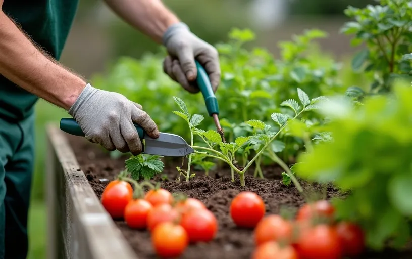 Entretien de potager biologique Saclay jardinage écologique