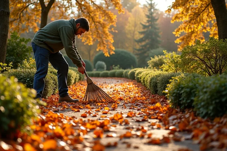 Entretien jardin automne Saclay