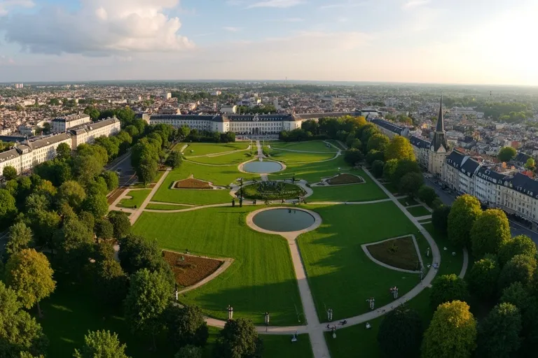 Ville de Saclay et ses espaces verts - Zone d'intervention jardinier professionnel