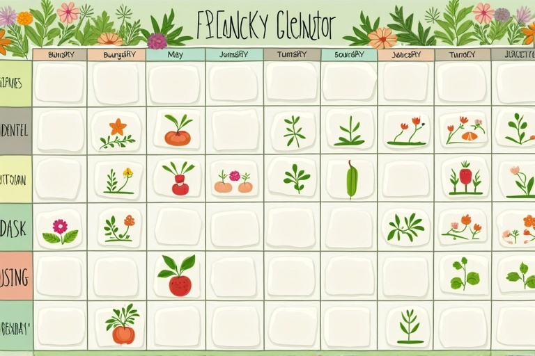 Planning jardinage bio annuel complet