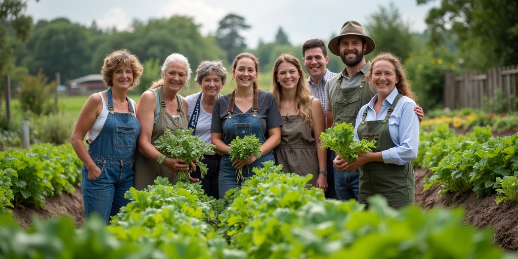 Clients satisfaits potager bio réussi