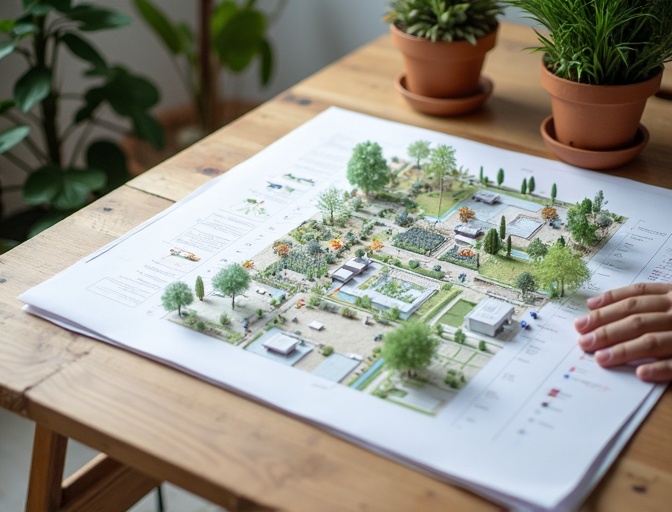 Conception potager urbain personnalisée