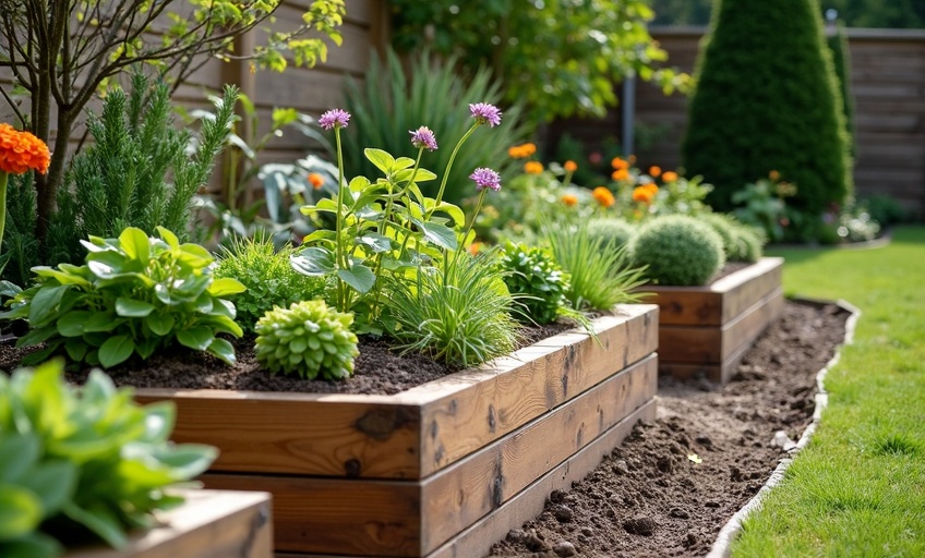 Installation bacs potager