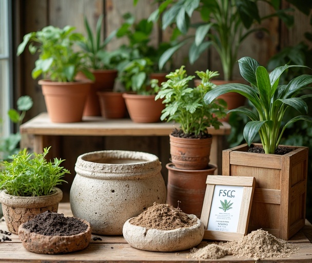 Matériaux potager bio écologiques durables