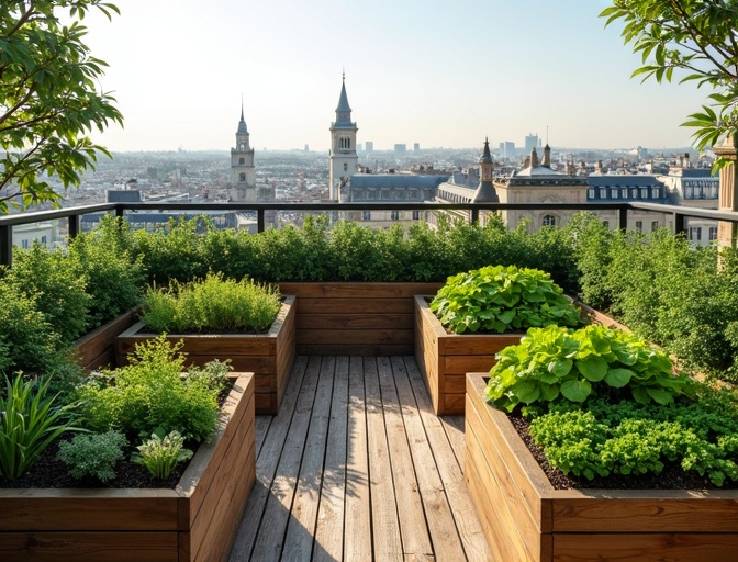 Potager urbain Paris terrasse 15m²