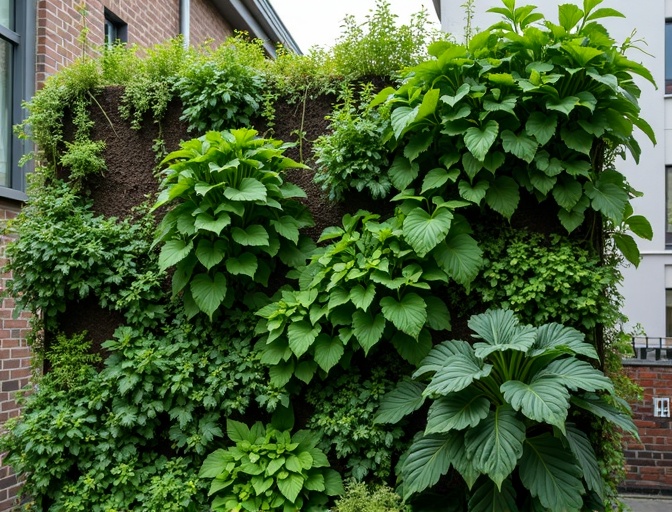 Potager vertical urbain