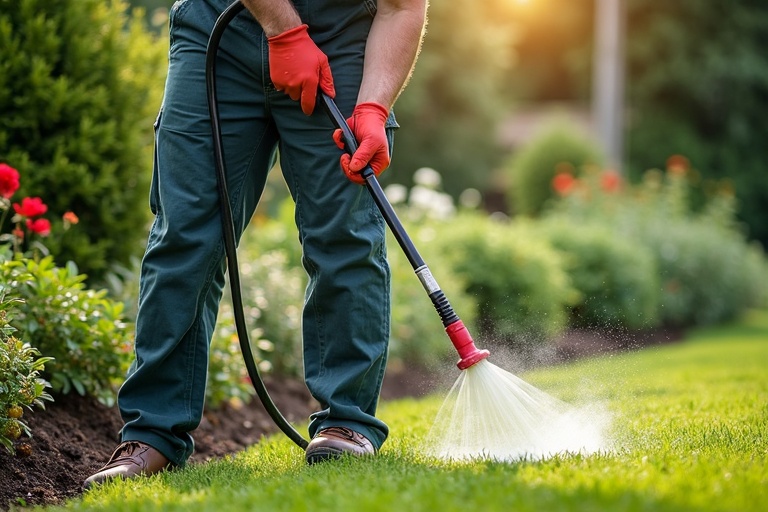 Matériel nettoyage haute pression désinfection jardin