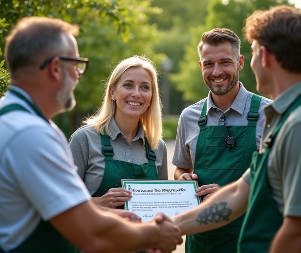 Satisfaction client garantie remise état jardin