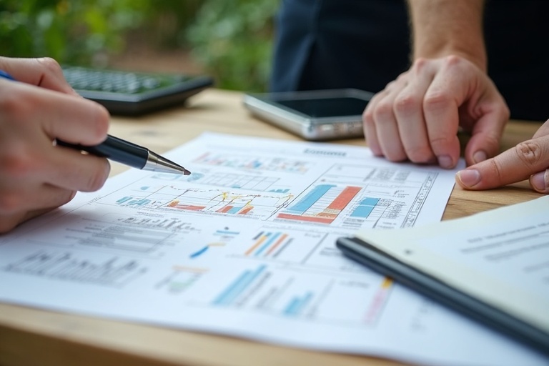 Établissement devis remise état jardin détaillé