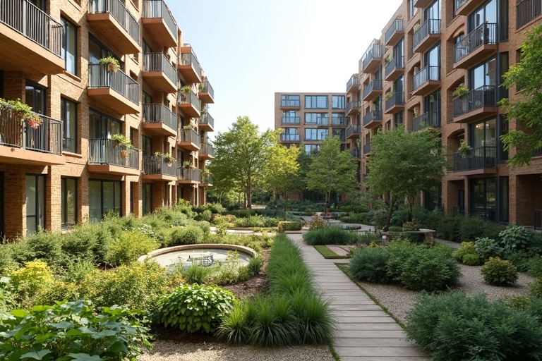 Copropriété sociale espaces verts rénovation communautaire