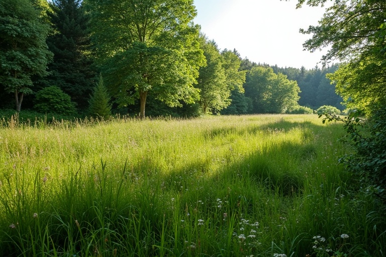 Débroussaillage terrain friche coupe ronces herbes hautes professionnel