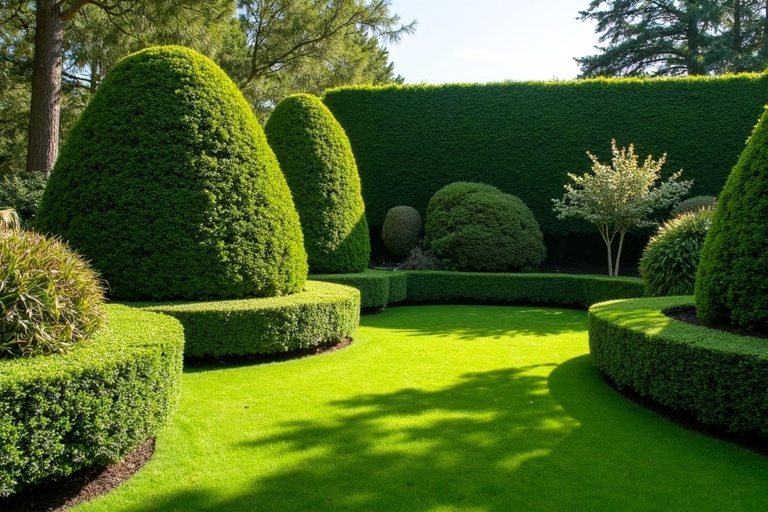 Service taille haies professionnel arbustes massifs