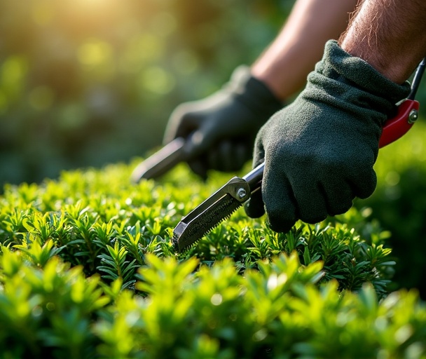 Techniques de taille professionnelle haies thuyas par jardinier expert
