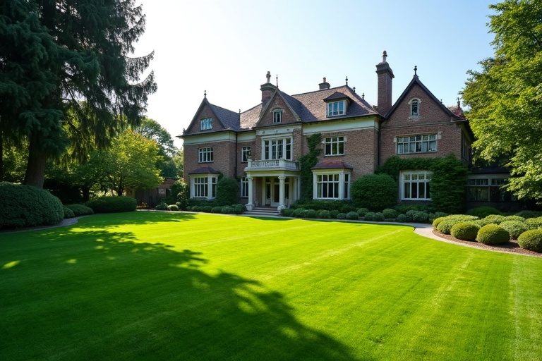 Grande propriété après entretien professionnel