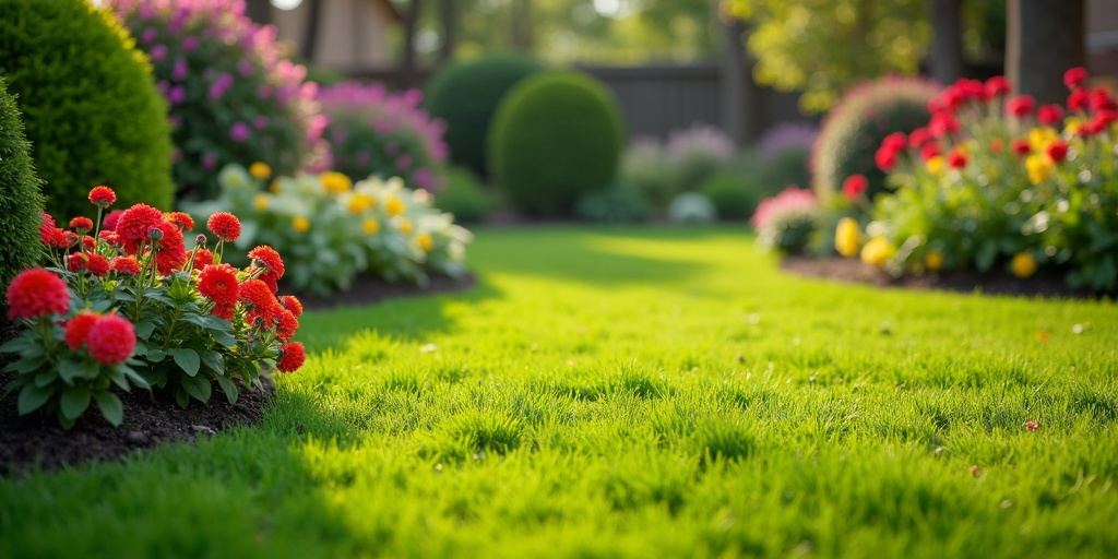 Calendrier annuel des interventions de tonte de pelouse