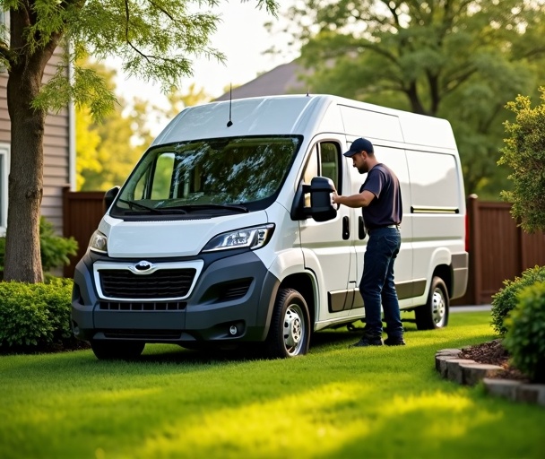 Carte des zones d'intervention pour tonte de pelouse