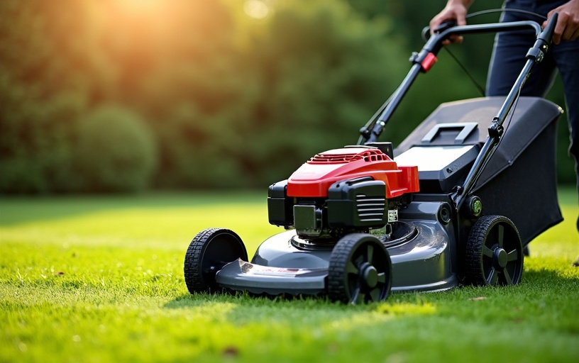 Matériel professionnel haut de gamme tonte