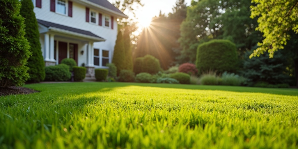 Clients satisfaits du service de tonte de pelouse professionnel